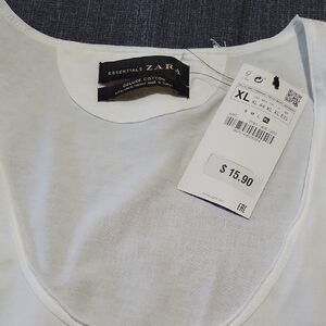 Zara Essentials White Top